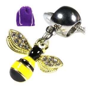 Honey Bee Necklace - Bumble Bee Necklace